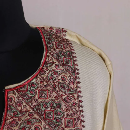 Needle Embroidery With Sleeve Work Pheran11