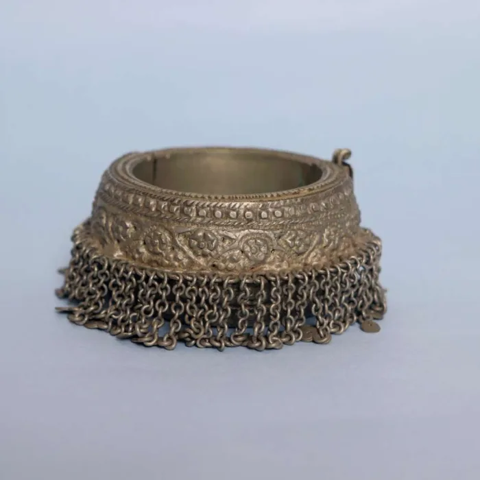 Antique Kashmiri Bangle with Intricate Design | Handcrafted Jewelry