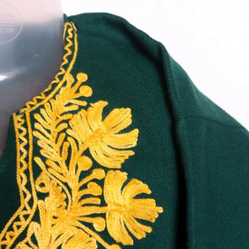 kashmiri Kids pheran kurta with aari embroidery in cashmilon07