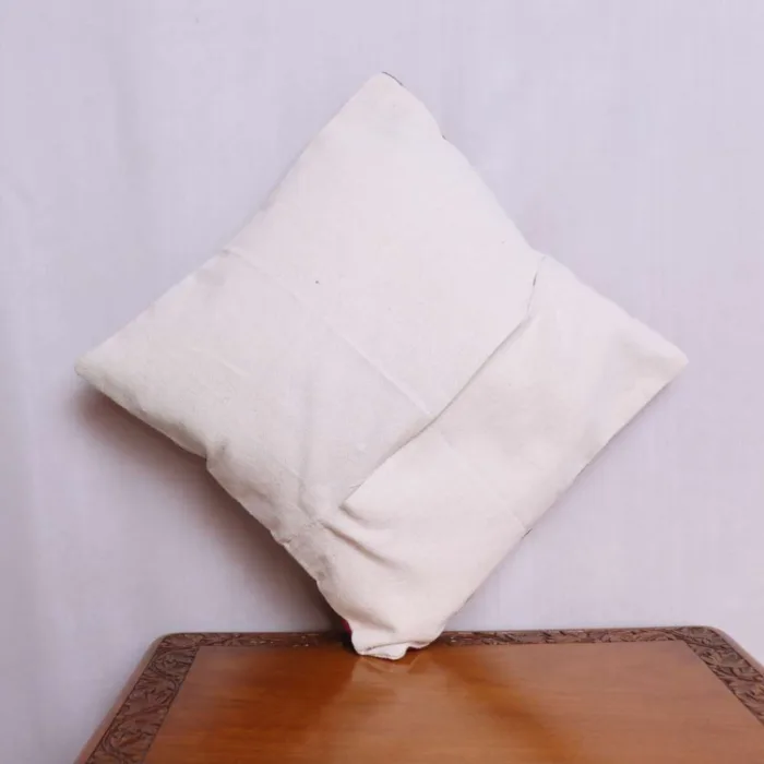 Multicolor Squared Chain Stitch Cushion Cover 16*16 | Set of 2 | Barzul Collection - Image 4