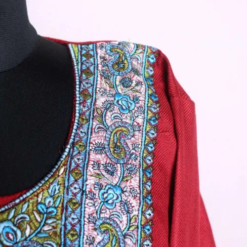 kashmiri cashmilon sozni embroidered pheran07